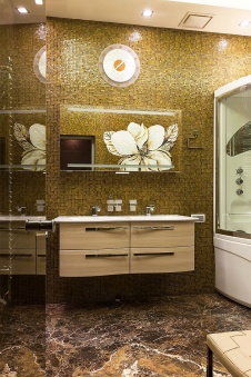 Фото интерьера санузла квартиры в современном стиле