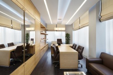 Фото интерьера кабинета офиса в современном стиле