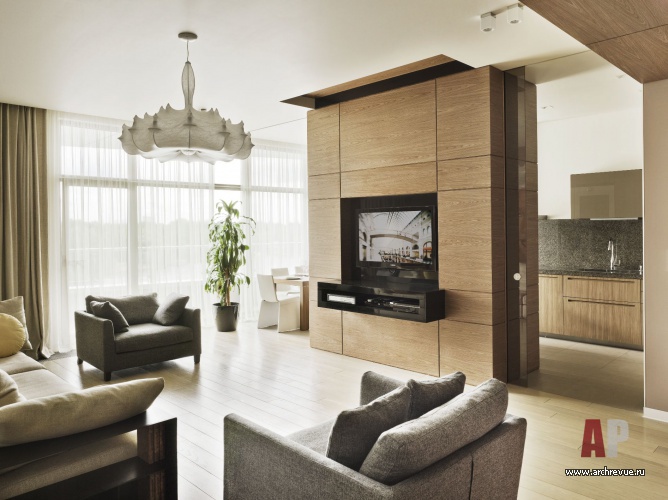 Фото интерьера гостиной квартиры в современном стиле