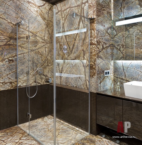 Фото интерьера спальни квартиры в современном стиле