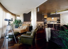 Фото интерьера гостиной квартиры в современном стиле