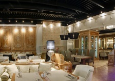 Фото интерьера зала ресторана в стиле эклектика