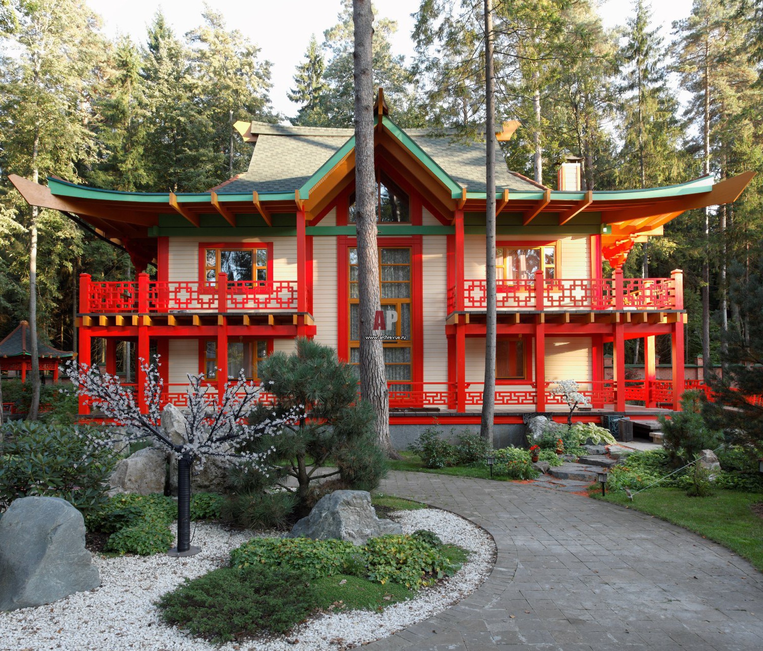 каркасные дома в японском стиле