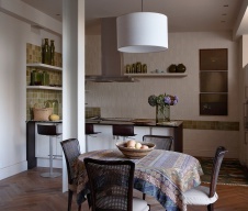 Фото интерьера кухни квартиры в стиле фьюжн