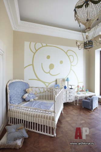 Фото интерьера детской пентхауса в классике 