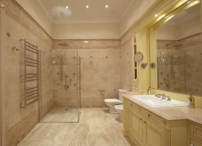 Фото интерьера санузла пентхауса в классике 
