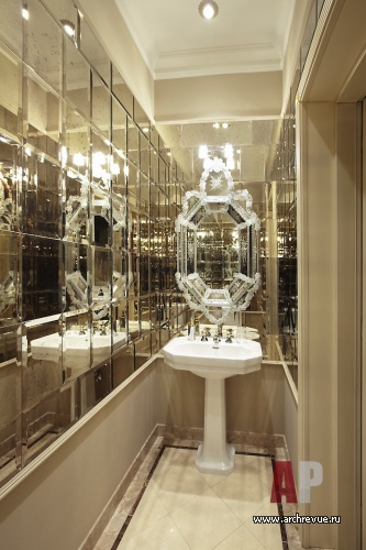 Фото интерьера санузла пентхауса в классике 