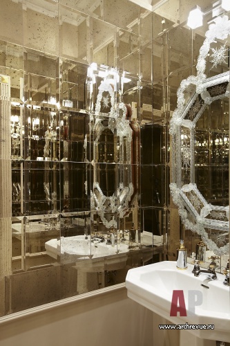 Фото интерьера санузла пентхауса в классике 