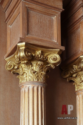 Фото детали пентхауса в классике 