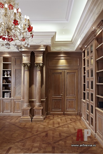 Фото детали пентхауса в классике 