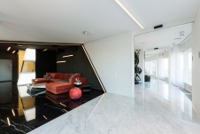 Фото интерьера гостиной квартиры в стиле минимализм