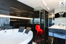 Фото интерьера санузла квартиры в стиле минимализм