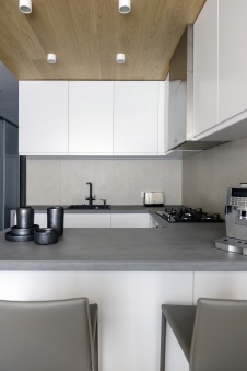 Фото интерьера кухни квартиры в эко стиле