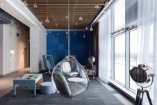 Фото интерьера лаунжа офиса в современном стиле