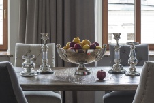 Фото интерьера столовой квартиры в стиле фьюжн