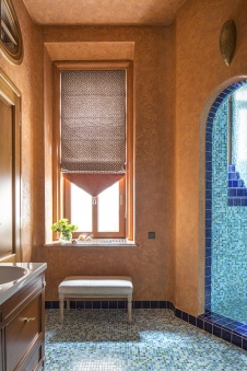 Фото интерьера санузла квартиры в стиле фьюжн