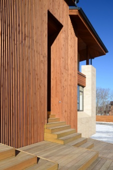 Фото фасада дома в стиле минимализм