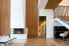 Фото интерьера каминной дома в стиле минимализм