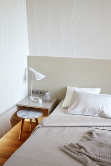 Фото интерьера спальни квартиры в стиле минимализм