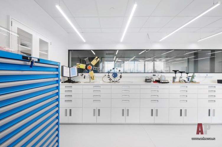 Фото интерьера лаборатории офиса в стиле минимализм