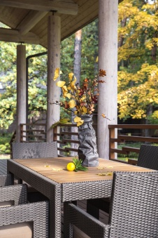 Фото интерьера веранды дома в современном стиле