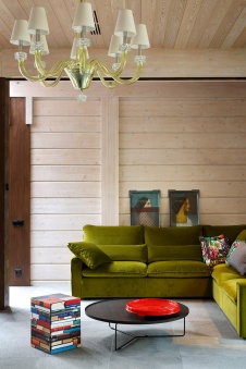 Фото интерьера гостиной дома в современном стиле