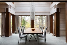 Фото интерьера столовой дома в современном стиле