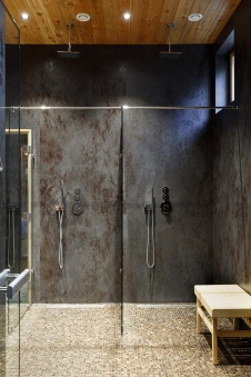 Фото интерьера санузла дома в современном стиле