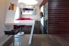 Фото интерьера столовой квартиры в современном стиле