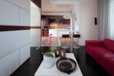 Фото интерьера столовой квартиры в современном стиле