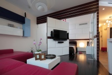 Фото интерьера зоны отдыха квартиры в современном стиле