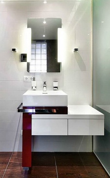 Фото интерьера санузла пентхауса в стиле ар-деко