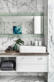 Фото интерьера санузла квартиры в стиле фьюжн