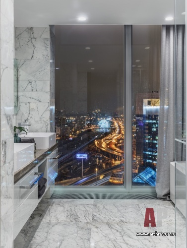 Фото интерьера санузла квартиры в стиле фьюжн