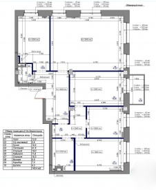Исходная планировка квартиры 140 кв. м в престижном районе Санкт-Петербурга.