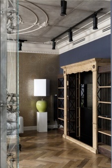 Фото интерьера гостиной квартиры в стиле фьюжн