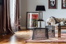 Фото интерьера гостиной квартиры в стиле фьюжн