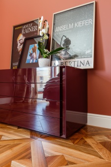 Фото интерьера спальни квартиры в стиле фьюжн