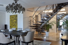 Фото интерьера столовой квартиры в современном стиле