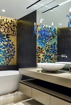 Фото интерьера санузла квартиры в современном стиле