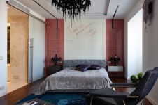 Фото интерьера спальни квартиры в современном стиле