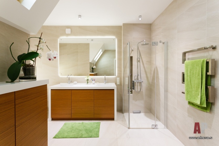 Фото интерьера санузла квартиры в стиле фьюжн