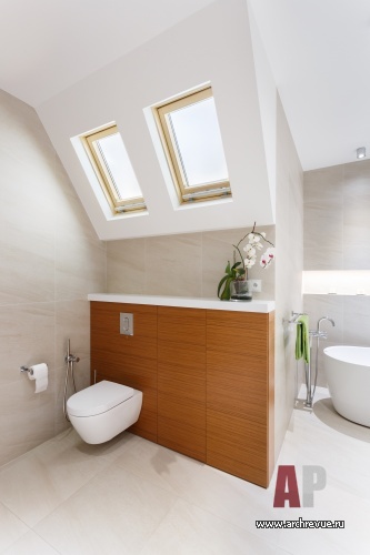 Фото интерьера санузла квартиры в стиле фьюжн