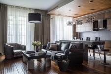 Фото интерьера столовой квартиры в современном стиле