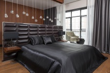 Фото интерьера спальни квартиры в современном стиле