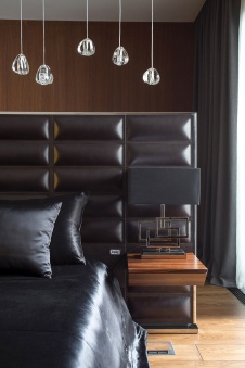 Фото интерьера спальни квартиры в современном стиле