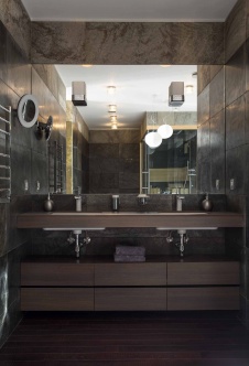 Фото интерьера санузла квартиры в современном стиле