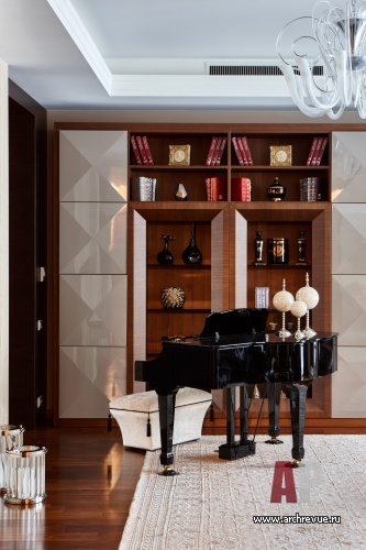 Фото интерьера гостиной таунхауса в современном стиле