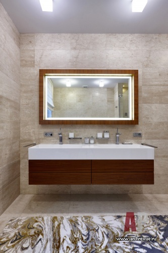 Фото интерьера санузла таунхауса в современном стиле