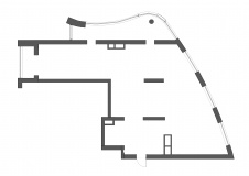 Планировка 3-х комнатной квартиры до реконструкции.